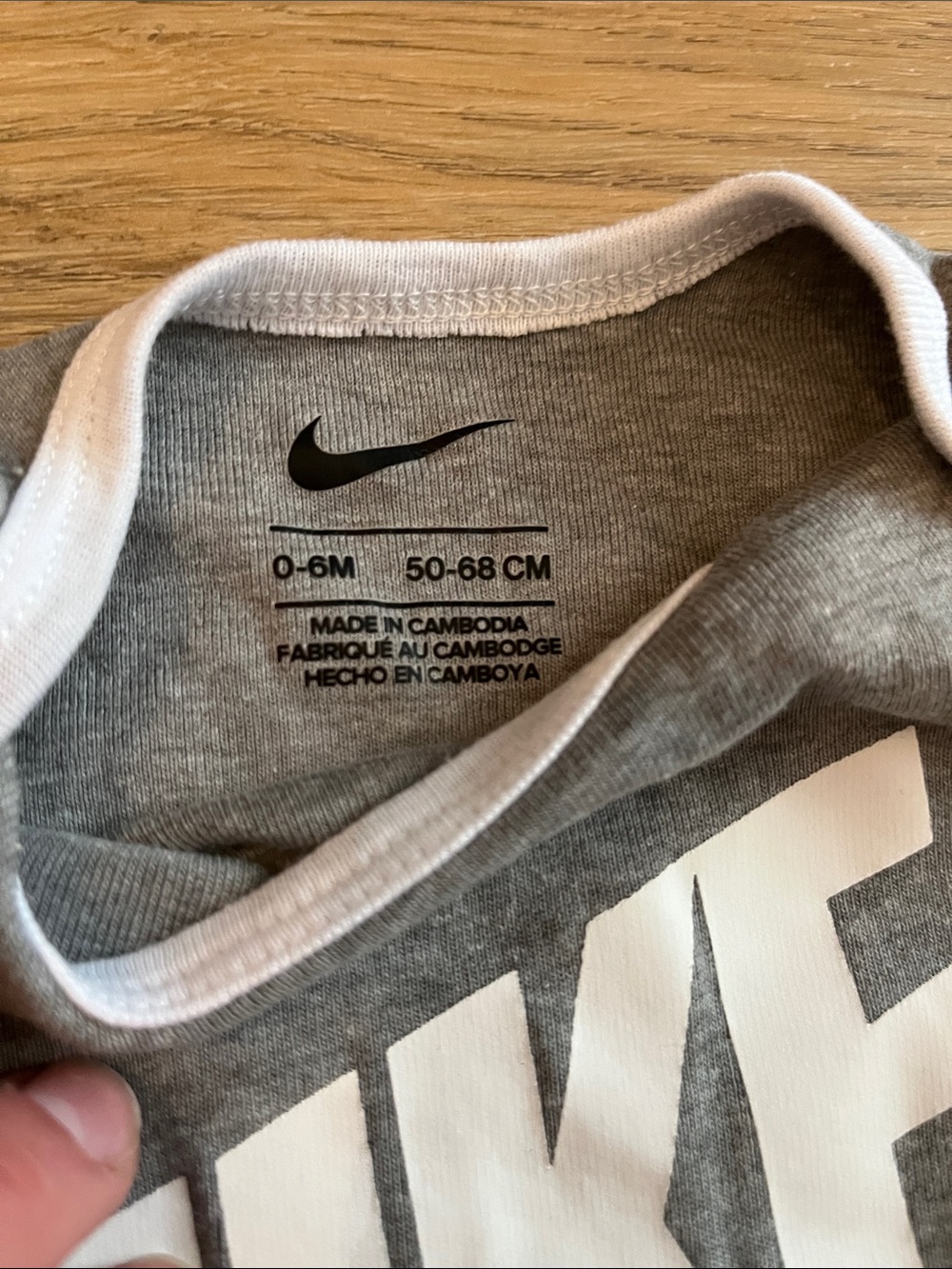 Nike Kids One-Piece Set in Blue, Gray, Navy & Olive Camo with Bib - Picture 3 of 11